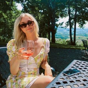 COPY - For Love and Lemons Savannah wrap dress